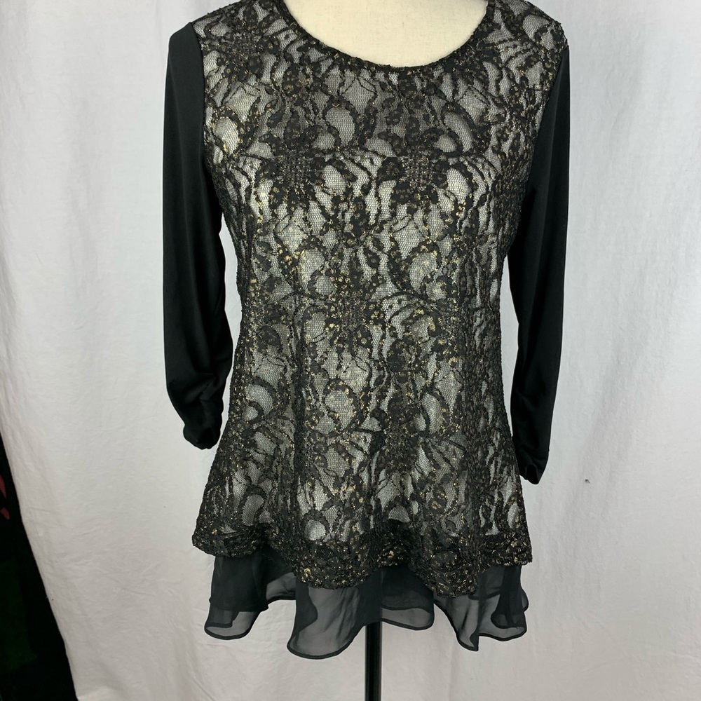Style and co lace shirt